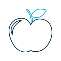 school apple teacher gift symbol vector illustration