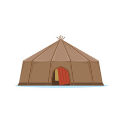 Yaranga, traditional hous of north people vector Illustration © topvectors