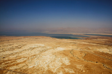 Picturesque ancient mountains about the Dead Sea
