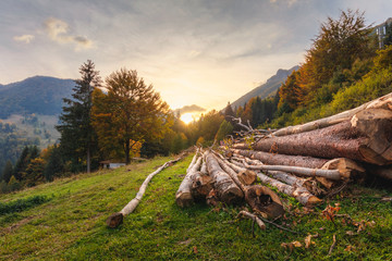 Sunset in Vratna Dolina, Slovakia © Kennymax