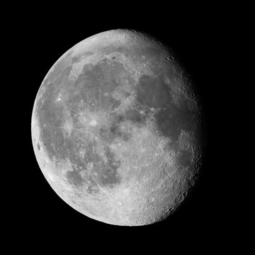 Moon - shining waning gibbous