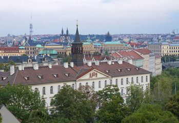 Fototapeta na wymiar Prager Stadtpanorama