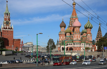 Red Square, Cathedral of St. Basil the Blessed, Tower, Descent