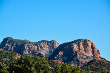 Towering landscape in Sedona Arizona