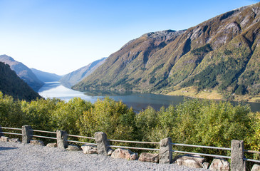 Fototapeta na wymiar Fjord scenery