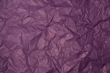 Fototapeta premium Crumpled purple paper texture