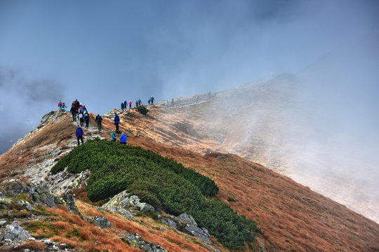 Przedni Salatyn Turyści