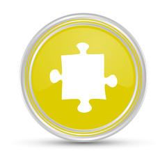 Obraz premium Gelber Button - Puzzle