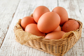 Chicken eggs are a popular food worldwide.