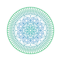 Flower Mandalas. Vintage decorative elements. Oriental pattern, vector illustration. Islam, Arabic, Indian, turkish, pakistan, chinese, ottoman motifs