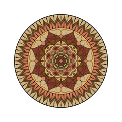 Flower Mandalas. Vintage decorative elements. Oriental pattern, vector illustration. Islam, Arabic, Indian, turkish, pakistan, chinese, ottoman motifs