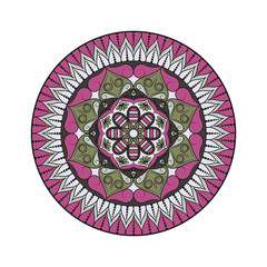 Flower Mandalas. Vintage decorative elements. Oriental pattern, vector illustration. Islam, Arabic, Indian, turkish, pakistan, chinese, ottoman motifs