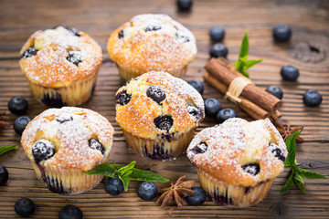  Blueberry muffins 