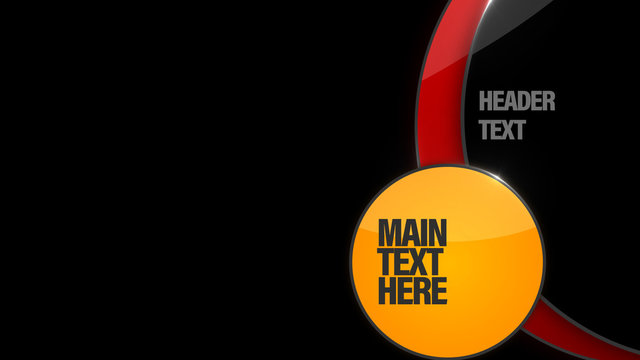 Glossy Circle Lower Third 1