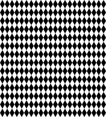Vector black geometric diamonds seamless pattern