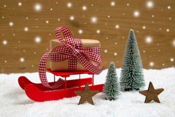 Weihnachtsgeschenk-Weihnachtlicher Hintergrund