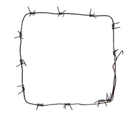Barbed wire square