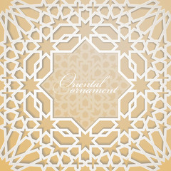Fototapeta premium Oriental ornament for background