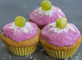 Tasty homemade cupcakes