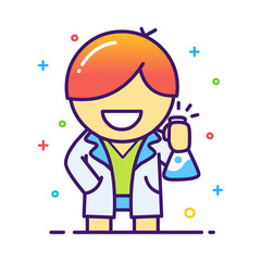 Chemist Illustration