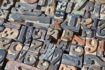 Font Printing Blocks