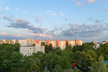Obraz premium Sunrise in Munich - Neuperlach