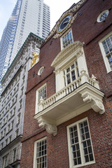 Boston, the Old State House, a museum on the Freedom Trail