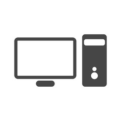 Desktop computer icon 