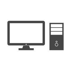 Desktop computer icon 