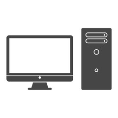 Desktop computer icon 