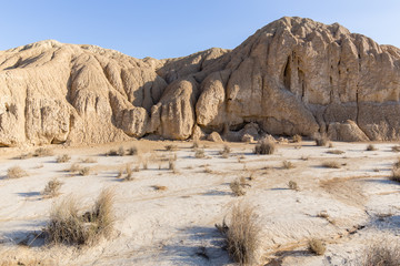 the desert of the Bardenas Reales in the Spanish province of Navarre