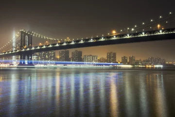Foto op Plexiglas New York, Manhattan Bridge © Alessandro Lai