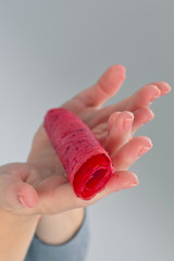 Pastila fruit leather roll