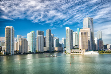 Obraz premium Miami skyline skyscraper