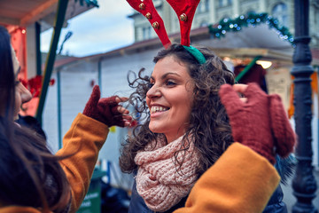 Enjoying Christmas Market