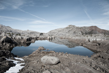 Early morning at Lake Aloha.