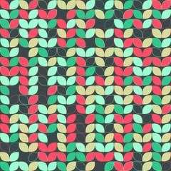 Seamless vector background with abstract geometric pattern 