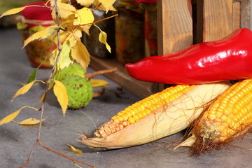 In the autumn usually the pantry is full.
