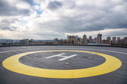 helipad on top of the building