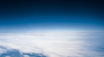 Fototapeta na wymiar Atmosphere space air sky and clouds