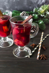 Christmas beverage mulled wine
