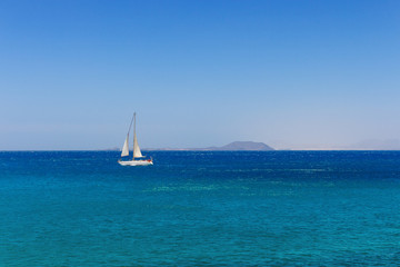 Boat in the Atlantic, Lanzarote