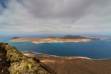 View on Graciosa from Lanzarote