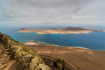 View on Graciosa from Lanzarote