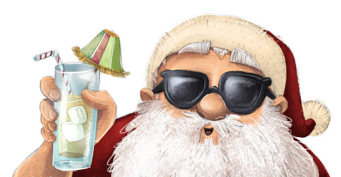 Santa Claus en verano