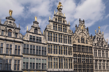Fototapeta na wymiar Guildhouses - Antwerp - Belgium