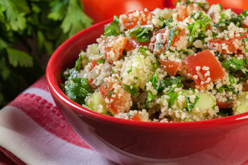 Tabbouleh salad with couscous