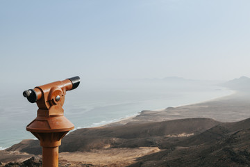 Old Binoculars in El Cofete Observatory