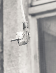 An old electrical plug