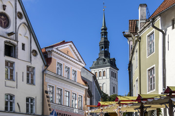 Fototapeta na wymiar City of Tallinn in Estonia